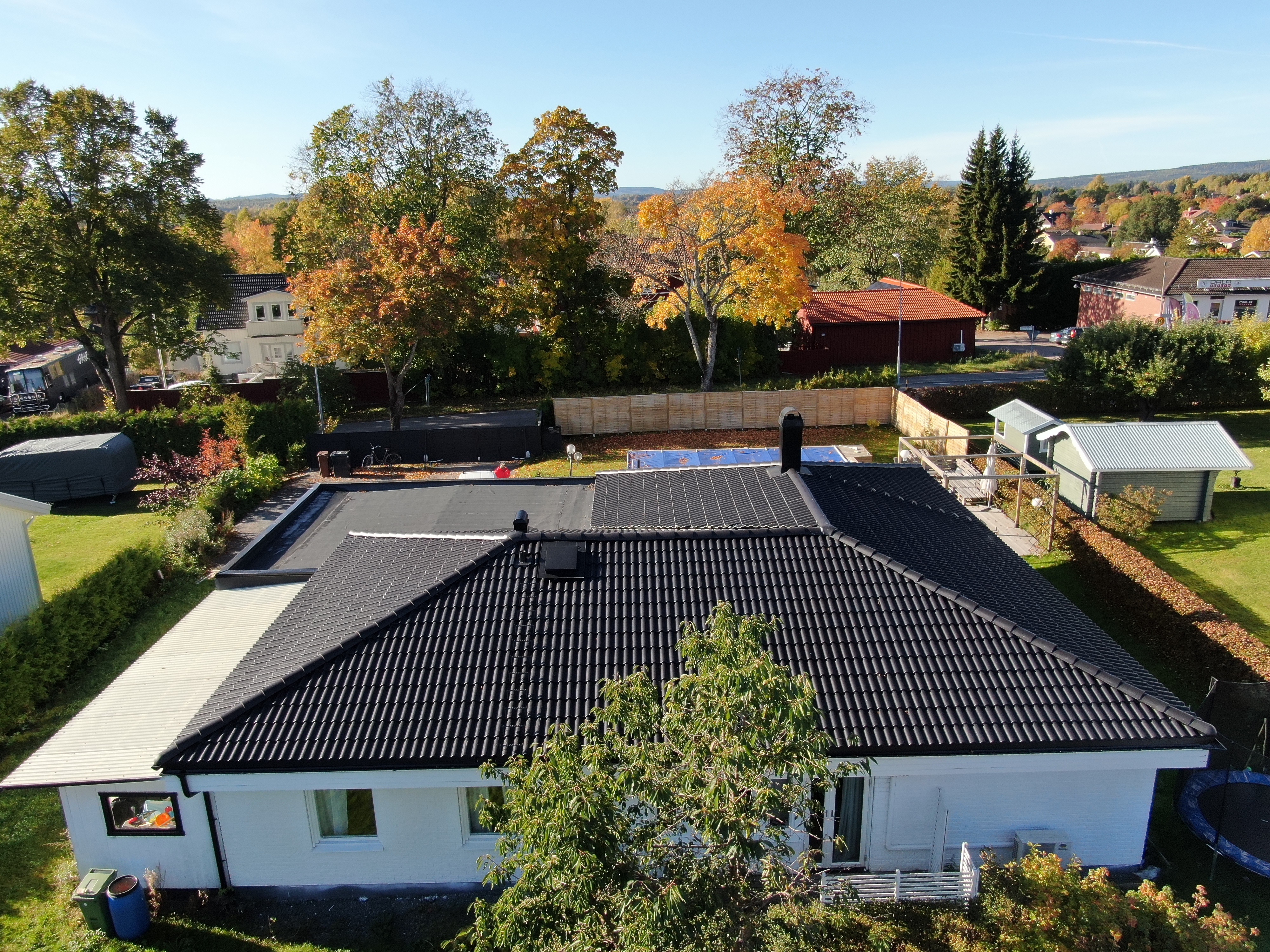 Takbyte på Funkisvilla